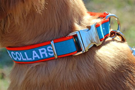 Personalized Dog Collar With Embroidered Names Hot Dog Collars