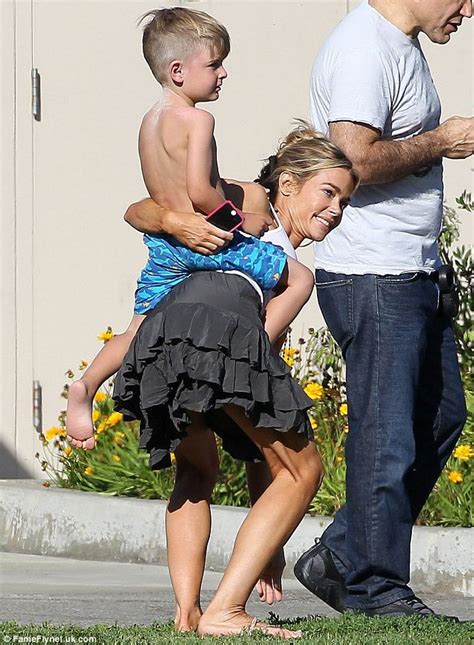 Denise Richards Enjoys Walk In The Park With Daughters Sam And Lola