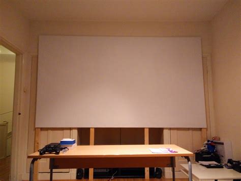 Question Making My 140 Projector Screen Retractable Diy