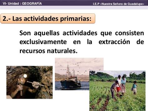 Actividades Económicas Primarias