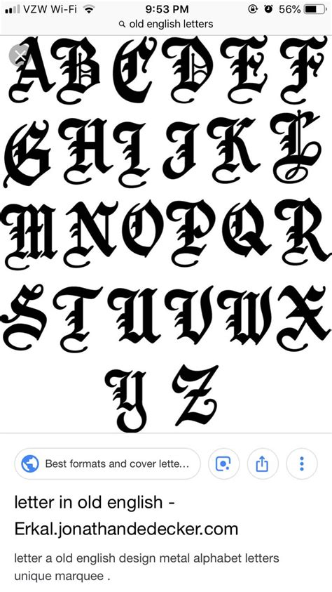 Pin By Jade Tanner On Drawingart Lettering Alphabet Old English