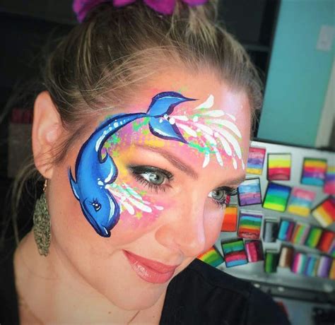Pin By Hilary Macdonald On Face Paint Dolphin Face Paint Face