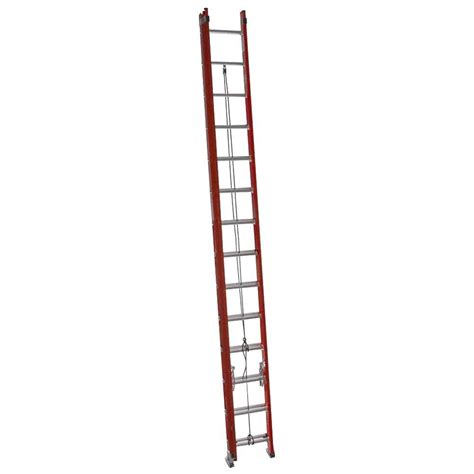 Werner 28 Ft Fiberglass Extension Ladder With 300 Lb Load Capacity