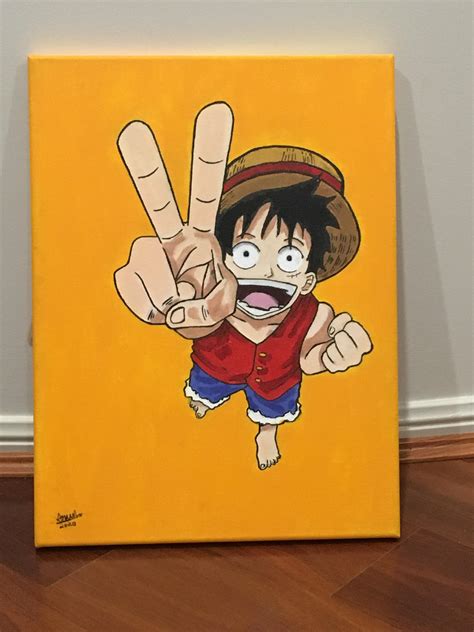 My Painting Of The Great Monkey D Luffy Ronepiece