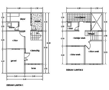 Apa keuntungan yang akan anda dapatkan ketika memiliki rumah 2 lantai dibandingkan dengan rumah dengan 1 lantai saja? Desain Rumah Minimalis 2 Lantai 6X10 - Gambar Foto Desain ...