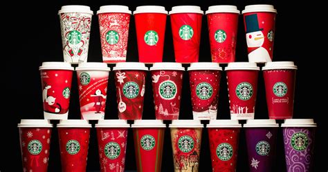 Starbucks 20 Years Holiday Cups