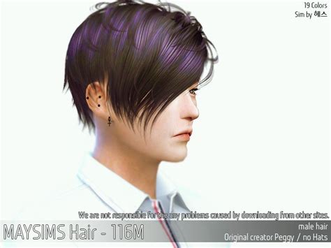 May Sims May Hair 116m Sims 4 Hairs Sims 4 Hair Male Sims Hair