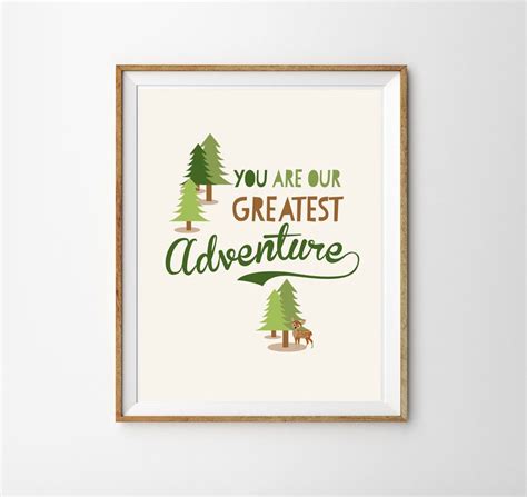 You Are Our Greatest Adventure Print For A By Sunshineprintsco