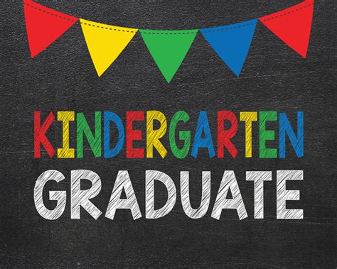 Kindergarten Graduation Sign