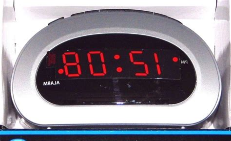 Mainstays Led Digital Alarm Clock Electric W Battery