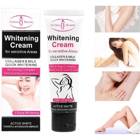 Aichun Beauty Whitening Cream Collagen And Milk For Sensitive Areas