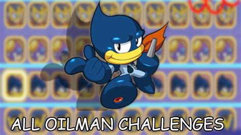 Mega Man Powered Up All Oilman Challenges 81 90 Youtube