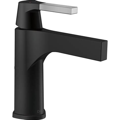 Shop wayfair for all the best black bathroom sink faucets. Delta Zura Single Hole Single-Handle Bathroom Faucet in ...