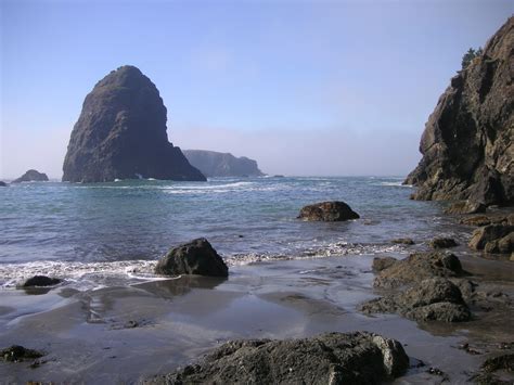 A Unique Rock Formation Known As Whales Head Along The Oregon Coast