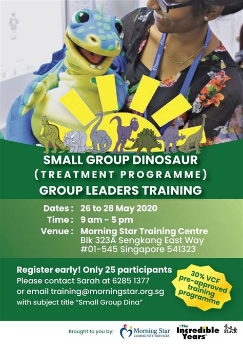 The Incredible Years Small Dinosaur Group Leaders Training 2020