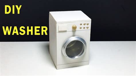 How To Make Washing Machine Diy Mini Washer Youtube