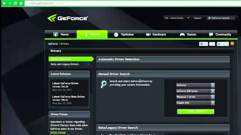 How To Update Nvidia Geforce Driver Online Offline Youtube