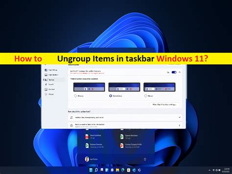How To Ungroup Items In Taskbar Windows 11 Steps Techs And Gizmos