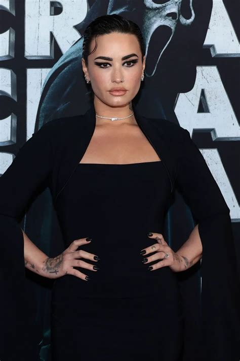 Demi Lovato At Scream Vi Premiere In New York 03062023 Hawtcelebs