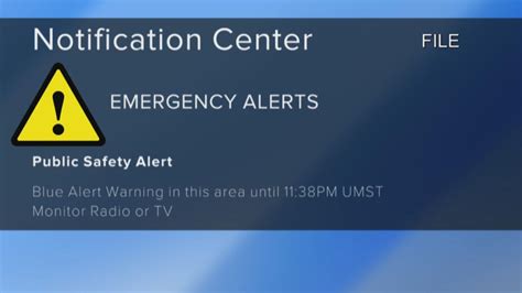 While there was some confusion about what the alert was for, others got scared by the notification on several of their devices such as tv, mobiles and 1 what is a blue alert and 2 my phone and tv went off at the same time. What is a Blue Alert on your Cell Phone?