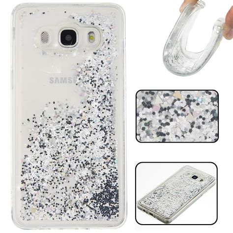 Lancase For Samsung J5 2016 Case Liquid Glitter Meteor Cover For