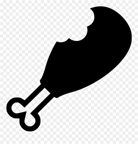 Large png 2400px small png 300px. Wing Svg Chicken - Chicken Wing Silhouette Png Clipart ...