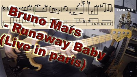 Bruno Mars Runaway Baby Live Lift With Notation And Tabs Youtube