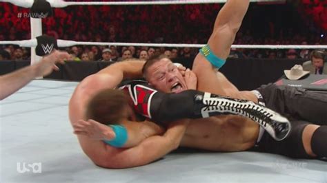 John Cena Sees A Ghost In The Middle Of A Submission Move