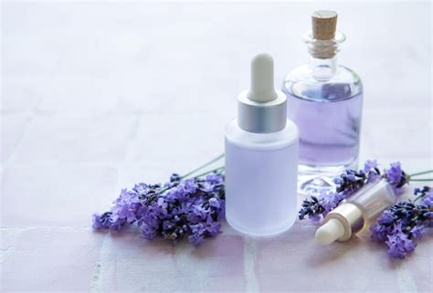 Premium Photo Aromatherapy Lavender Bath Salt And Massage Oil