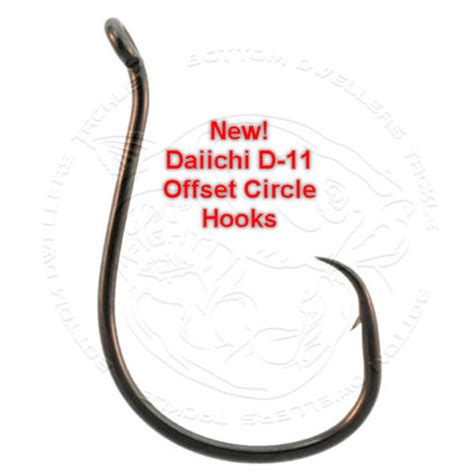 Daiichi Offset Point Octopus Circle Hook Black Nickel D11