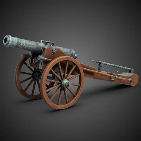 Medieval Cannon 3d Max
