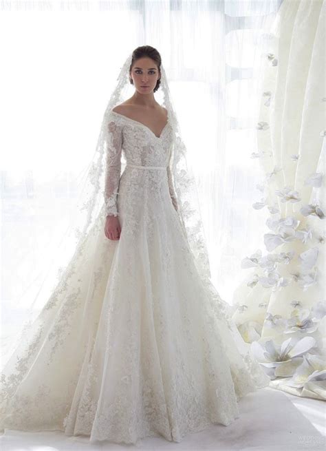 Long Sleeve Wedding Dresses With Long Trains Videos