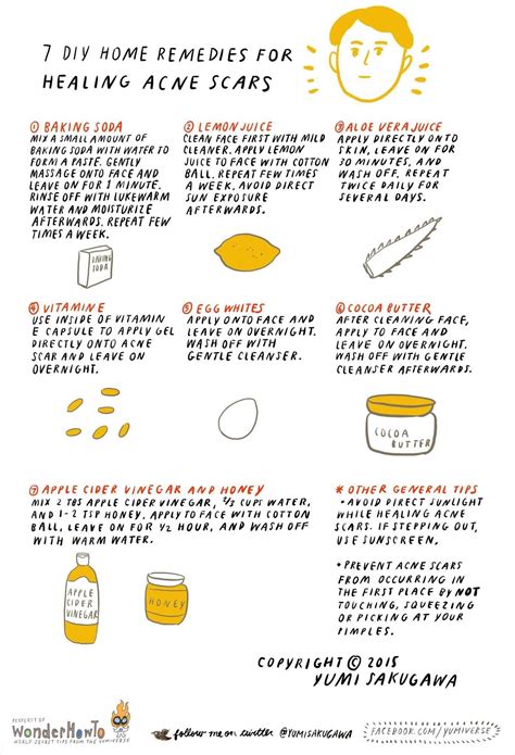 You can use this homemade scar remover for just one week, and notice a huge difference in your skin! 7 DIY Home Remedies for Healing Acne Scars « The Secret ...