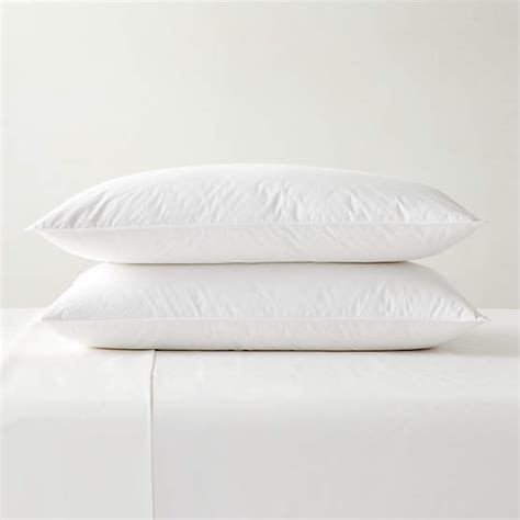 Feather Down King Pillow Insert Reviews Cb2