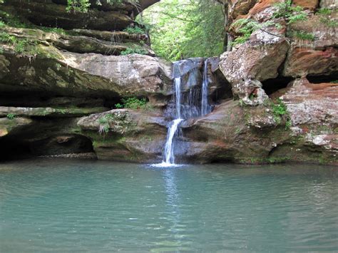Upper Falls Old Mans Cave Gorge Hocking Hills Ohio Us Flickr