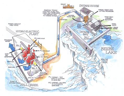 How Does A Hydroelectric Plant Work For The Production Of Electricity