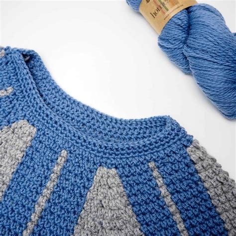 Crochet Top Down Nordic Sweater - FREE Crochet Pattern | Crochet, Crochet top, Crochet patterns