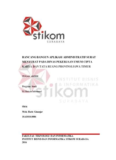 Ta Rancang Bangun Aplikasi Administratif Surat Menyurat Pada Dinas Pekerjaan Umum Cipta Karya