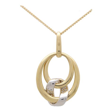 Contemporary Diamond Drop Pendant Necklace At Susannah Lovis Jewellers