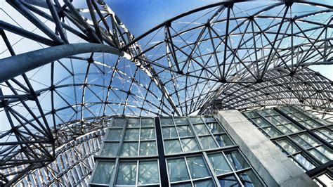 Wallpaper 500px Architecture Building Sky Symmetry Steel Iphone