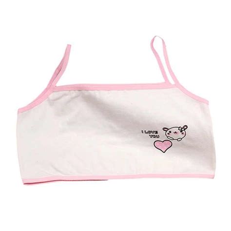 Adolescente Lingerie Young Girls Cotton Camisoles Girl Underwear Solid Vest Sports Top For Teens