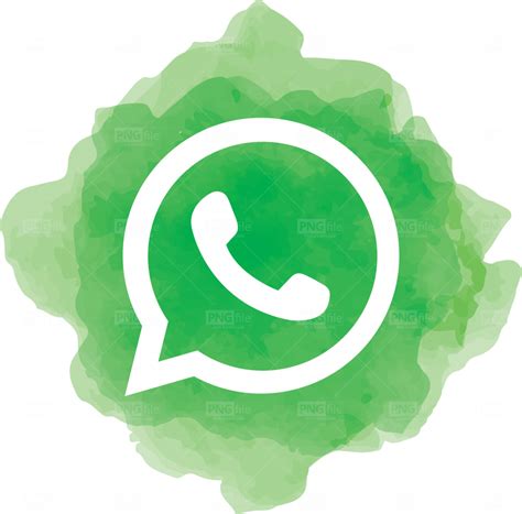 Whatsapp Watercolor Social Media Icon Logo Photo 1034 Pngfile Net Hot