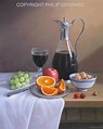Wine Fruit Still Life Painting By Philip Gerrard 1 - Preview