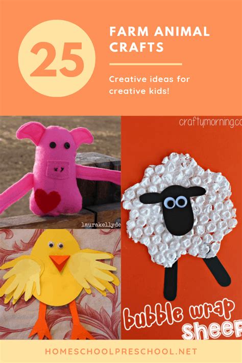 These Farm Animal Crafts For Preschool Are Perfect For An Afternoon