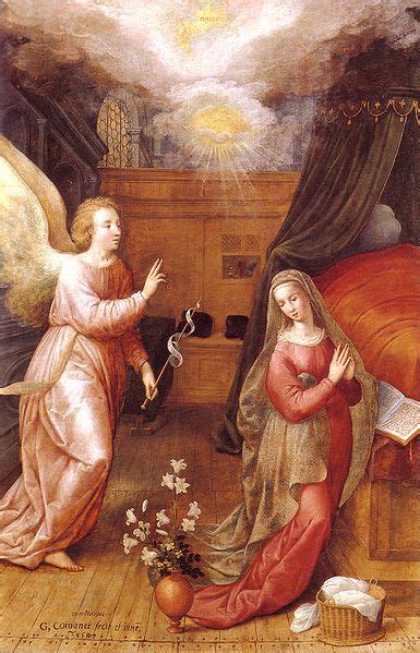 La Anunciación Del Ángel A La Virgen María Católicos En