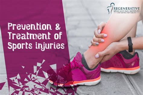 Prevention And Treatment Of Sports Injuries Regenerative Spine And