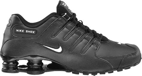 Nike Mens Shox Nz Running Shoe Blackwhiteblack 12 Dm