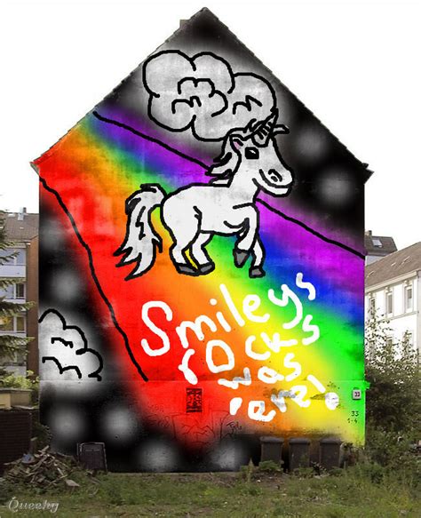 Unicorn In The Sky ← A Graffiti Speedpaint Drawing By Smileysrocks