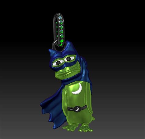 Stl File Pendant Pepe The Frog・3d Printer Model To Download・cults