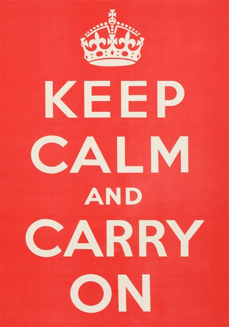 Keep Calm And Carry On Sworders